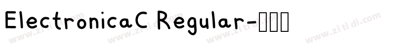 ElectronicaC Regular字体转换